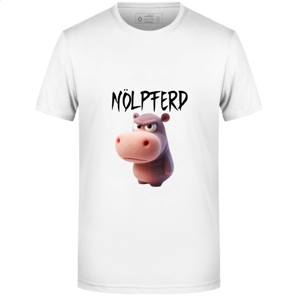 Herren T-Shirt Nölpferd