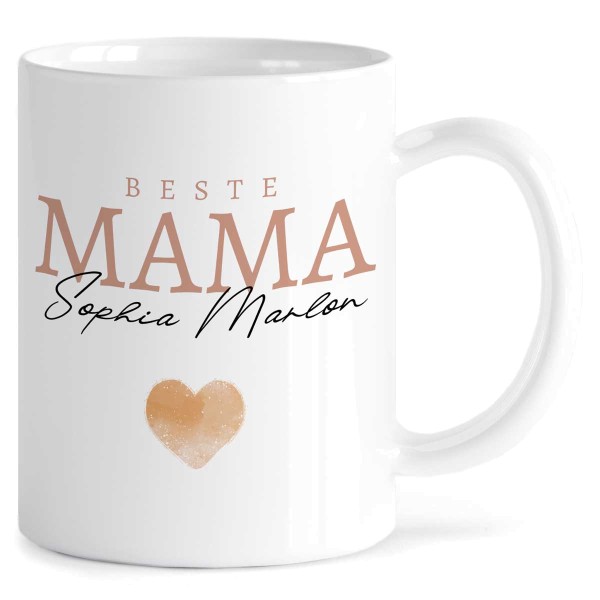 TASSE Beste Mama - Personalisiert