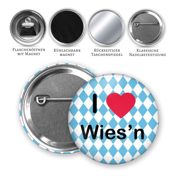 Button I Love Wies'n