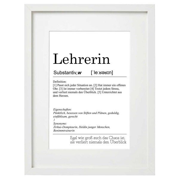 Lehrerin