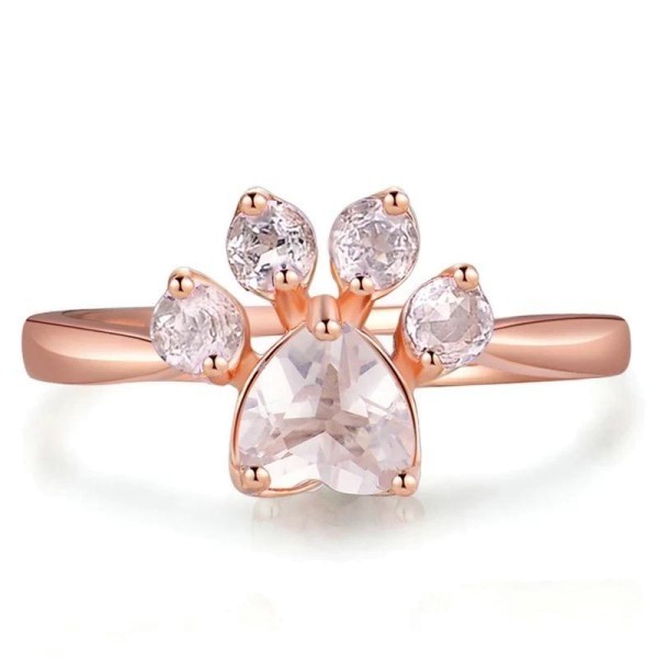 Ring Tierpfote Rosegold