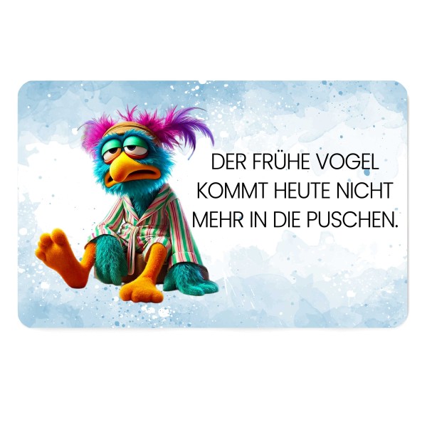 Frühstücksbrettchen der frühe Vogel