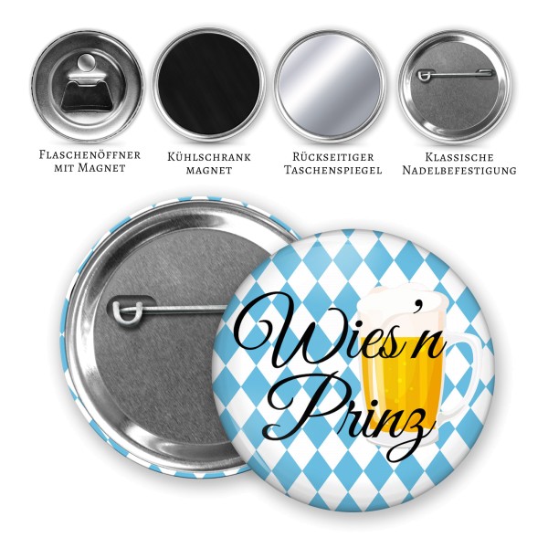 Button Wies'n Prinz