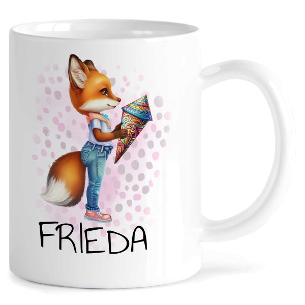 TASSE Fuchs Einschulung - Mädchen