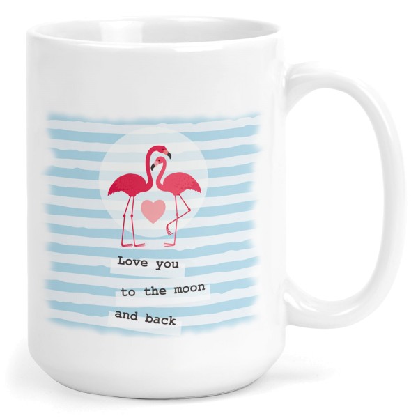 TASSE Flamingo Love you to the moon and back