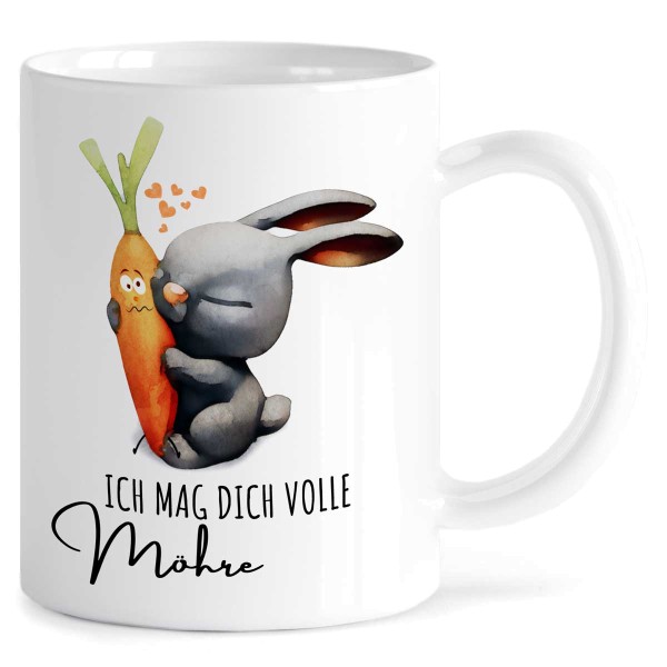 TASSE Ich mag dich volle Möhre "Motiv2"