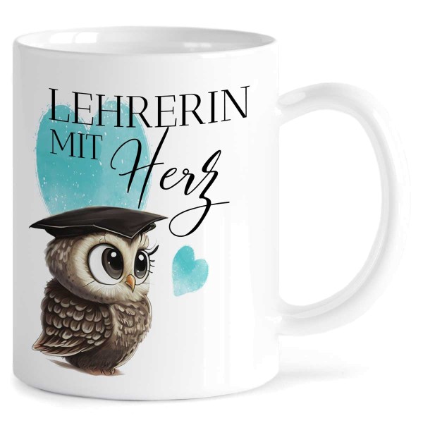 TASSE Lehrerin mit Herz